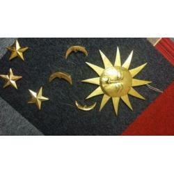 Raamhanger, zon,maan,sterren