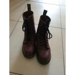 Dr. Martens 38 bordeaux Steel Toe schoenen stalen neus