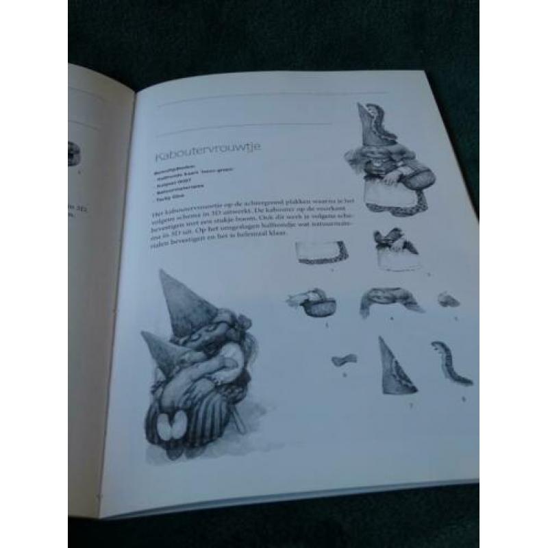 Rien Poortvliet Kabouter knutselboek - 3D knippen