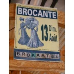 Brocante oude ijzeren wildhaak / half rond