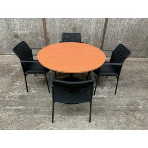 OPRUIMING SHOWMODELLEN Spreektafel Vergadertafel rond 120cm