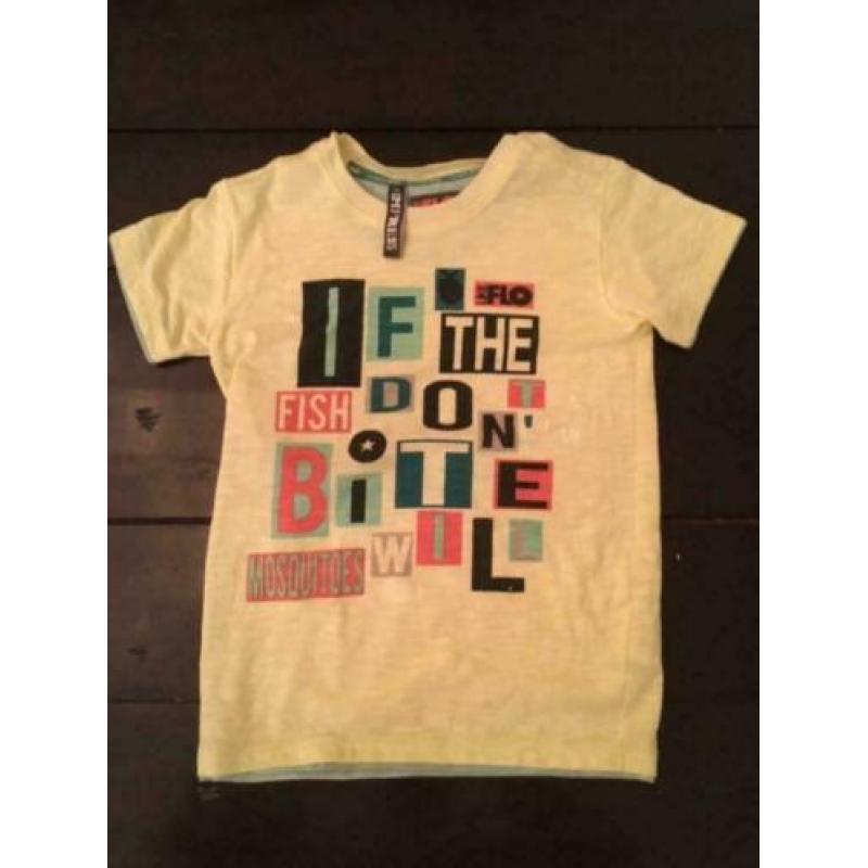impress like flow meisje shirt lichtgeel 110-116