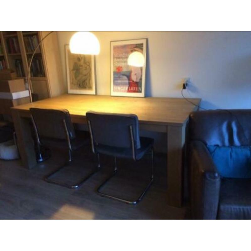 Massief eikenhout eettafel /tafel