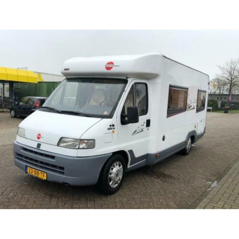 Fiat 2.5 TDI Burstner T604 Camper / Vast Frans Bed / Camera
