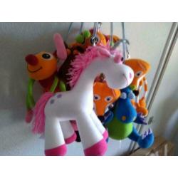 Nieuw! Wiebeldier aan veer - Unicorn