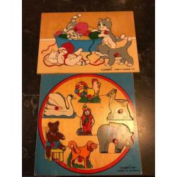 Vintage nopjes puzzels