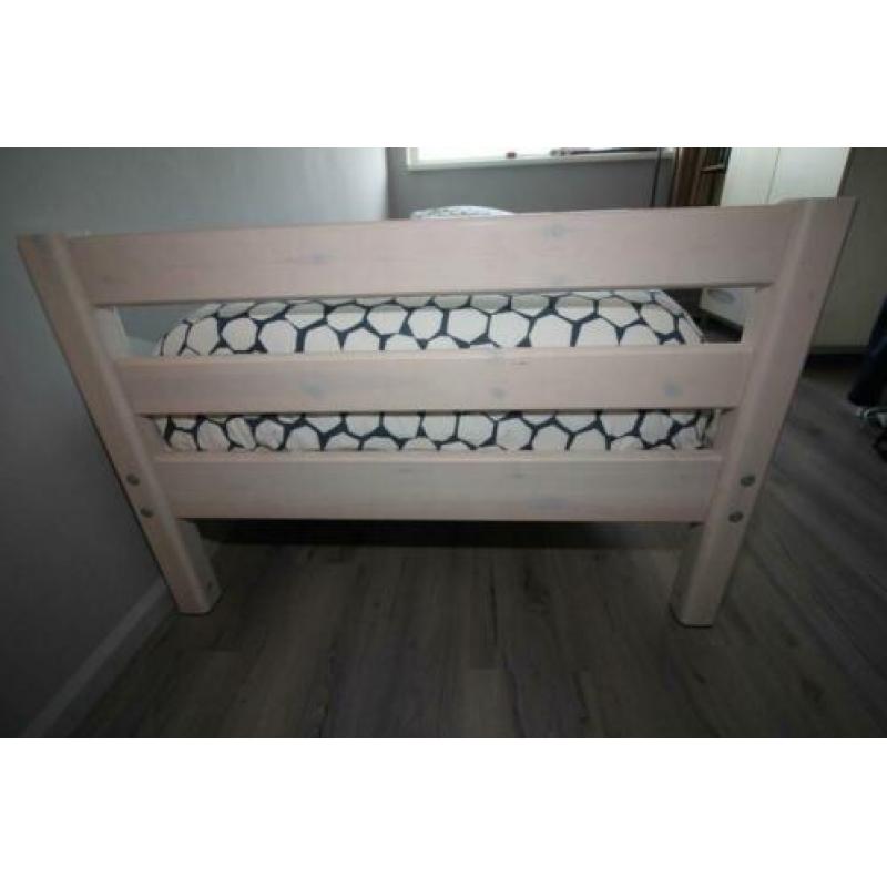 Flexa white wash bed 90x200cm
