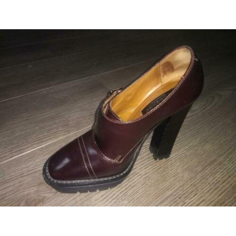 Burberry Prorsum plateau pumps Bordeaux rood maat 36