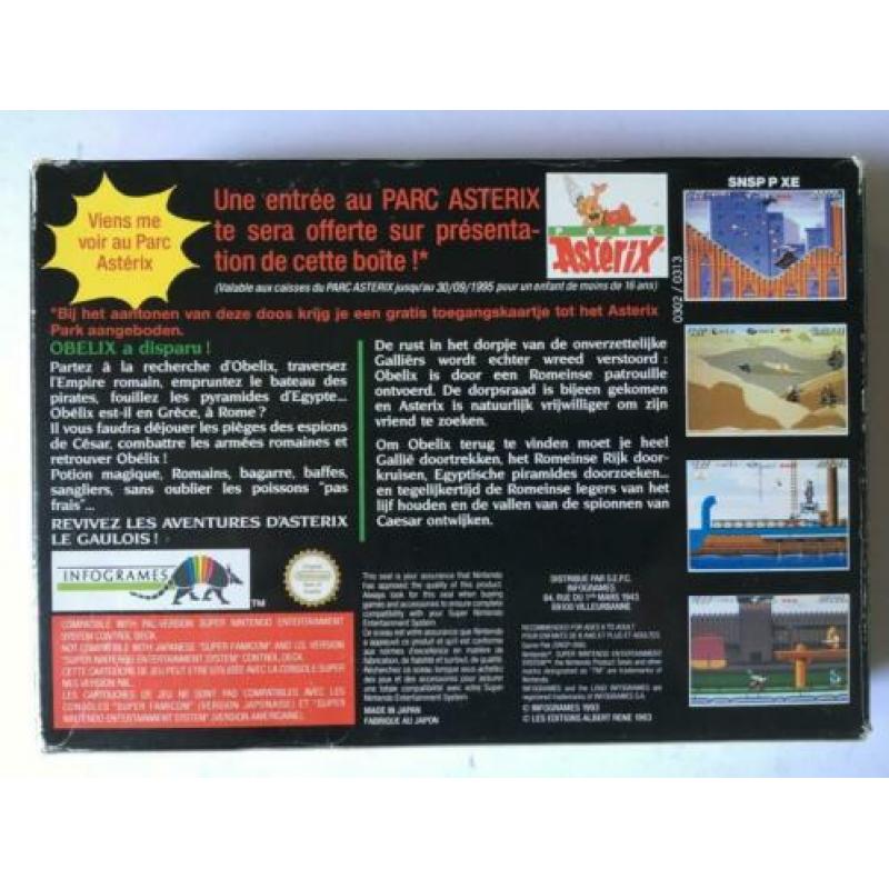 Asterix CIB SNES