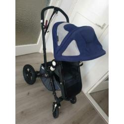 Bugaboo cameleon 2 denim zwart frame