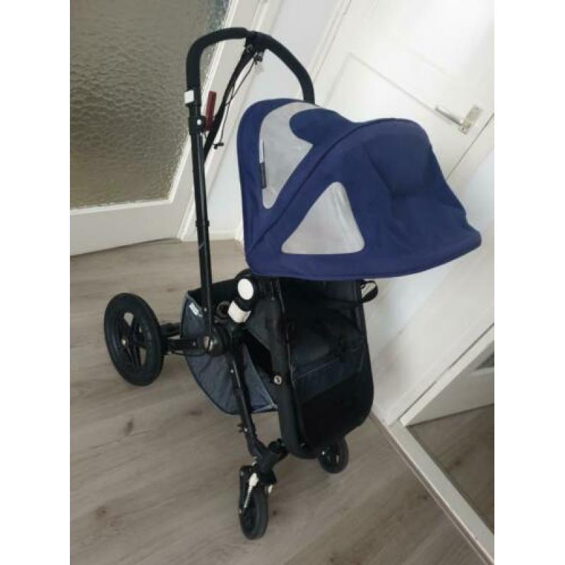 Bugaboo cameleon 2 denim zwart frame