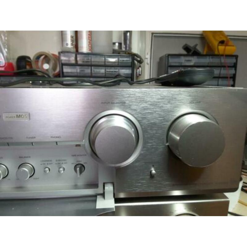 sony power mosfet versterker ta-fb940r zilver. met foutje.