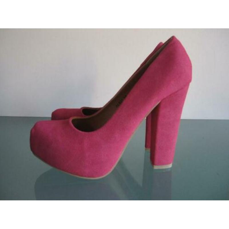 GRATIS VERZENDEN | NIEUWE luxe roze pumps 36