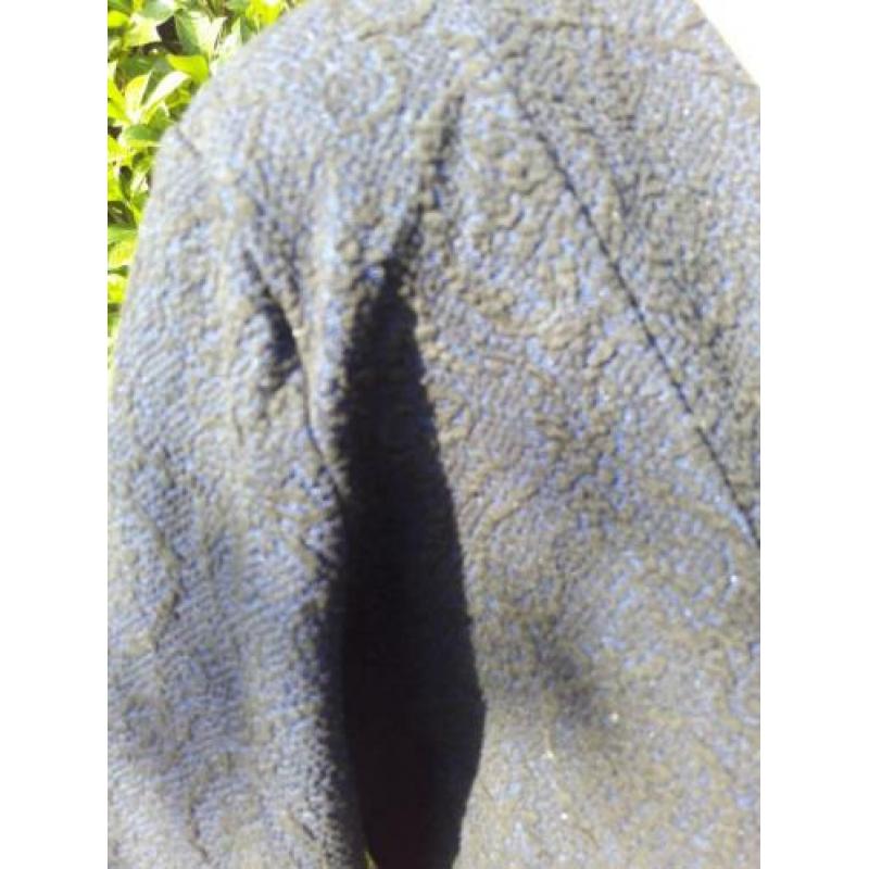 Blauw/zwart jasje van Miss Etam mt 3XL