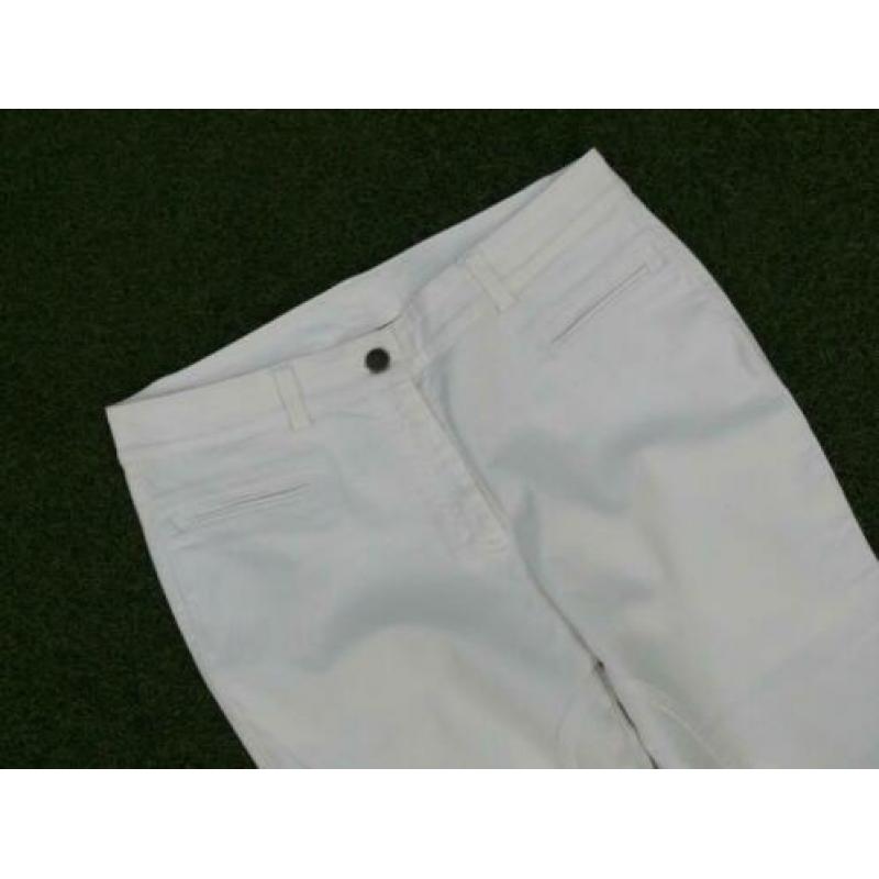 TENCE broek maat 38/M lengte 32 stretch , gebroken wit