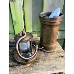 mijnwerkerslamp eind 1800 begin 1900