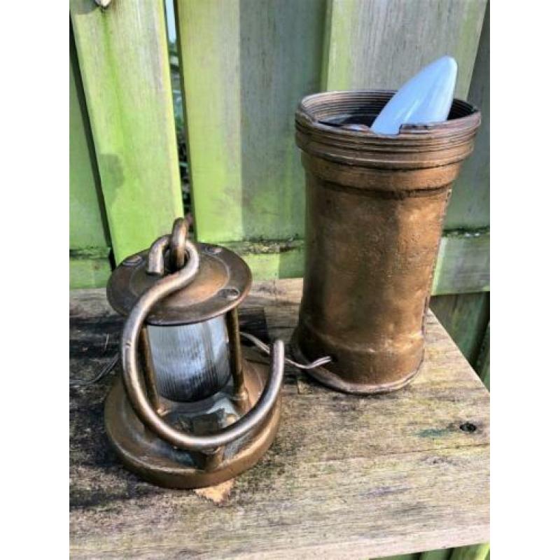 mijnwerkerslamp eind 1800 begin 1900