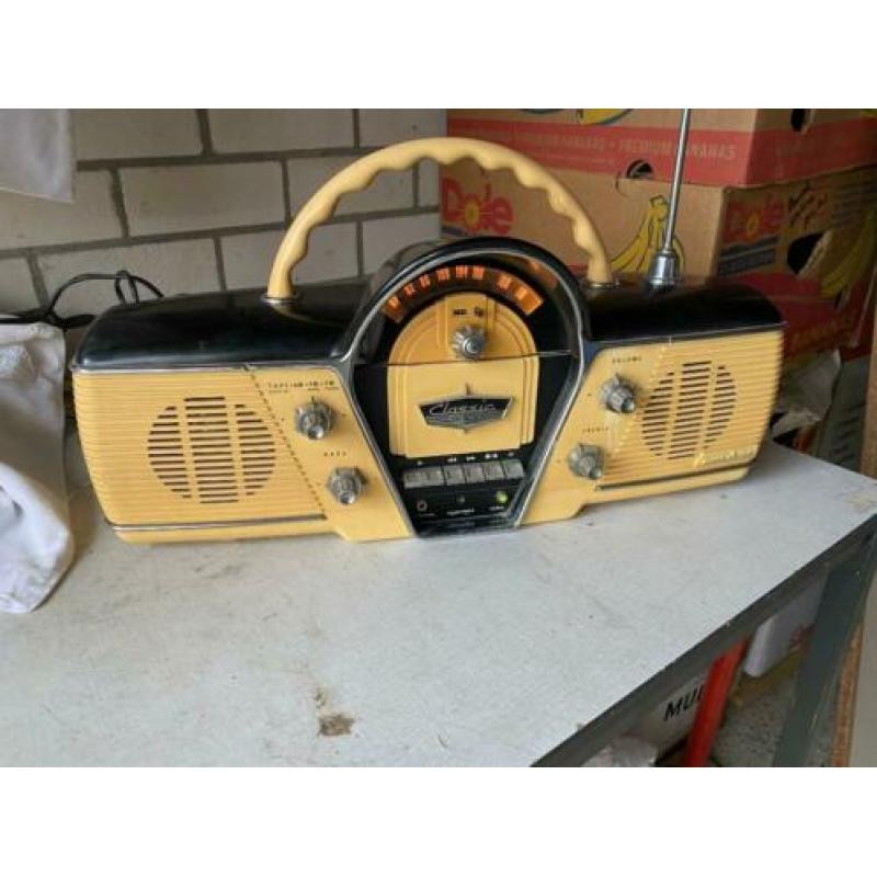 Draagbare radio cassette speler Cicena model overdrive