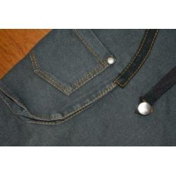 Italiaans origineel capri jeans met overslag, maat S
