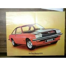 Poster Opel Manta B 1/9/75