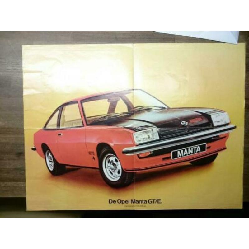 Poster Opel Manta B 1/9/75