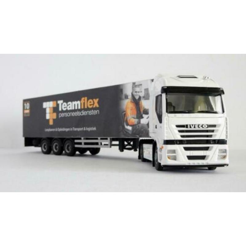 Lion Toys - Iveco Stralis met Teamflex oplegger