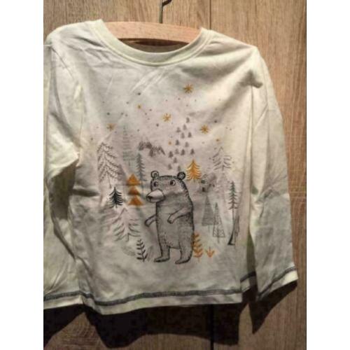 Nieuw bear longsleeves, maat: 110