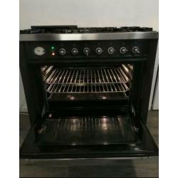 Nette boretti fornuis met visbrander 90breed