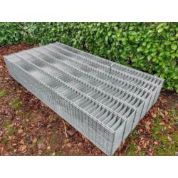 Dubbelstaafs Hekwerk - 123 cm hoog - Gegalvaniseerd