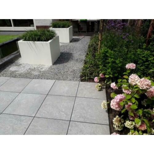 mooie keramische terrastegels Duinkerken 60x60x4 cm