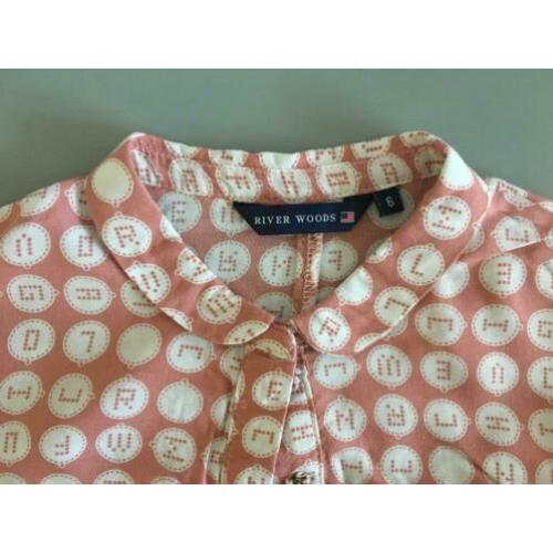 - River woods - blouse maat 6 / 116 roze (Bellerose set etc)