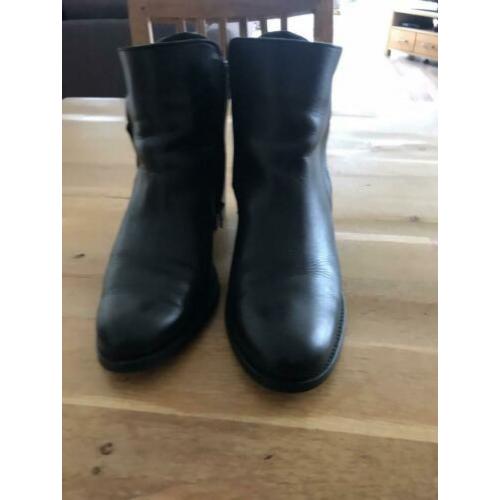 Leren laarsjes met hak 39
