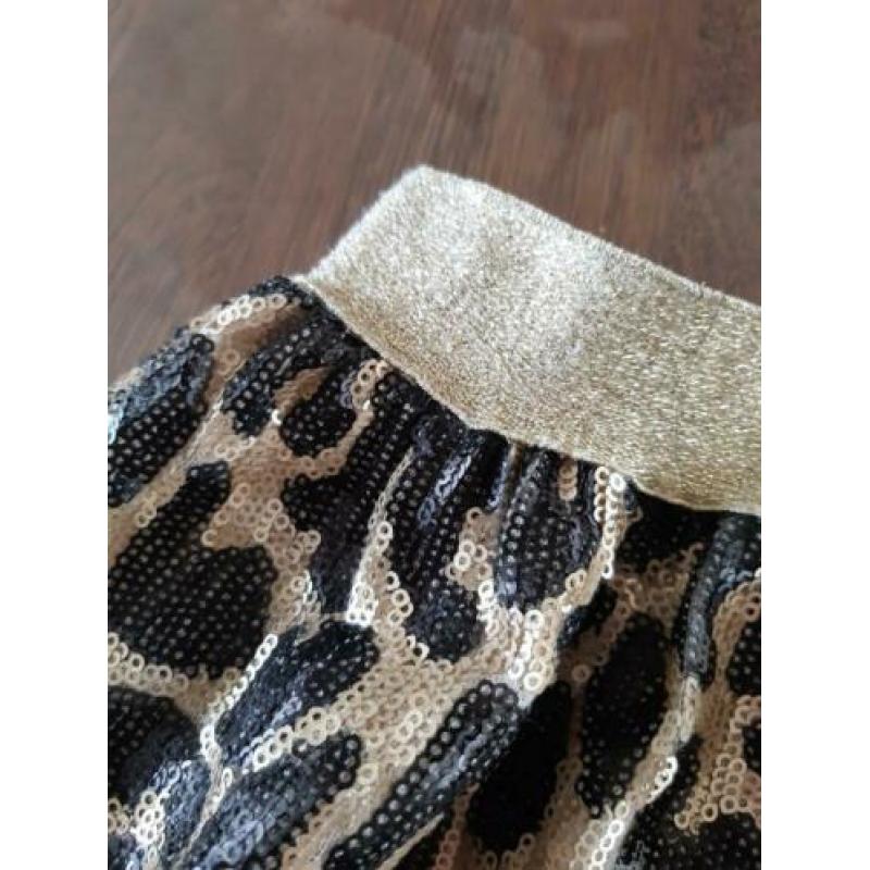 Little pieces gave pailletten rok maat 140
