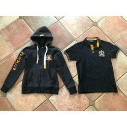 Cap, jas, polo's, rijbroeken en hoodie te koop!