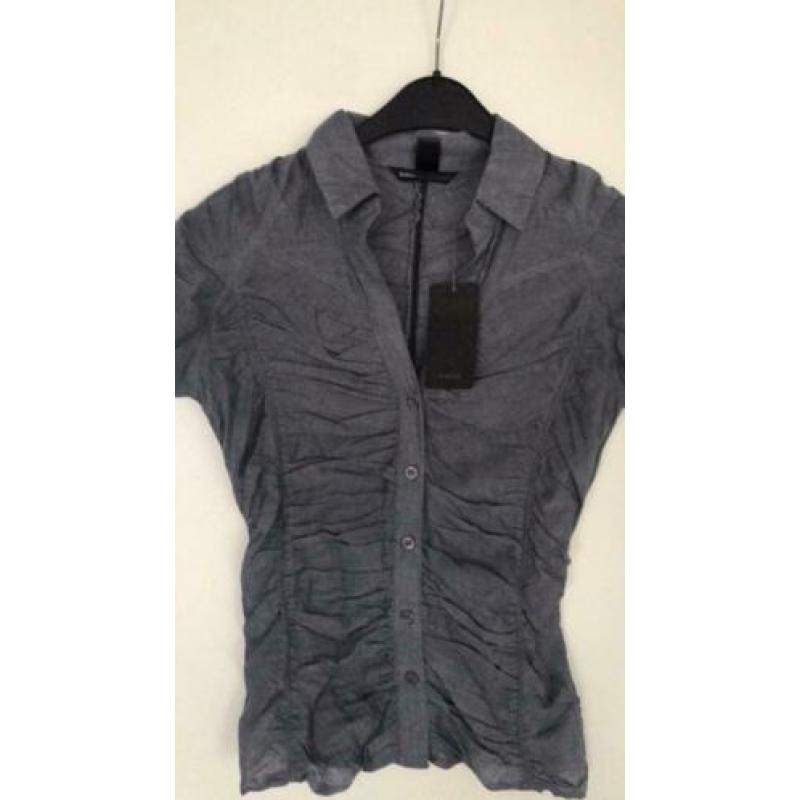 Mango blouse blauw nieuw maat small