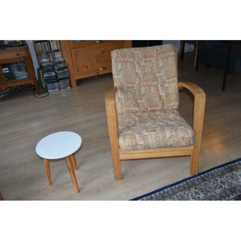 set vintage fauteuils uit de 50's