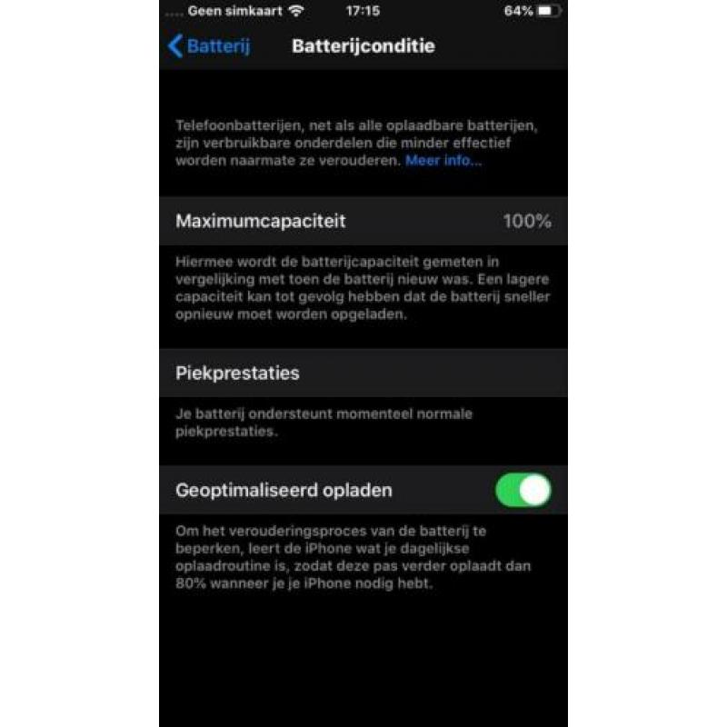 iPhone 7 RED 256GB nieuwe accu en geen enkel krasje