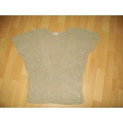 Trendy boho gipsy ibiza bruine top/hes/trui van Didi mt M/L