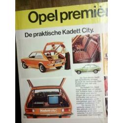 Poster Opel Manta B 1/9/75