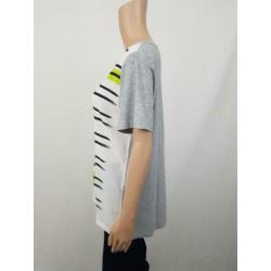 Marc Cain Marccain top shirt wit zwart groen grijs N5 is 42