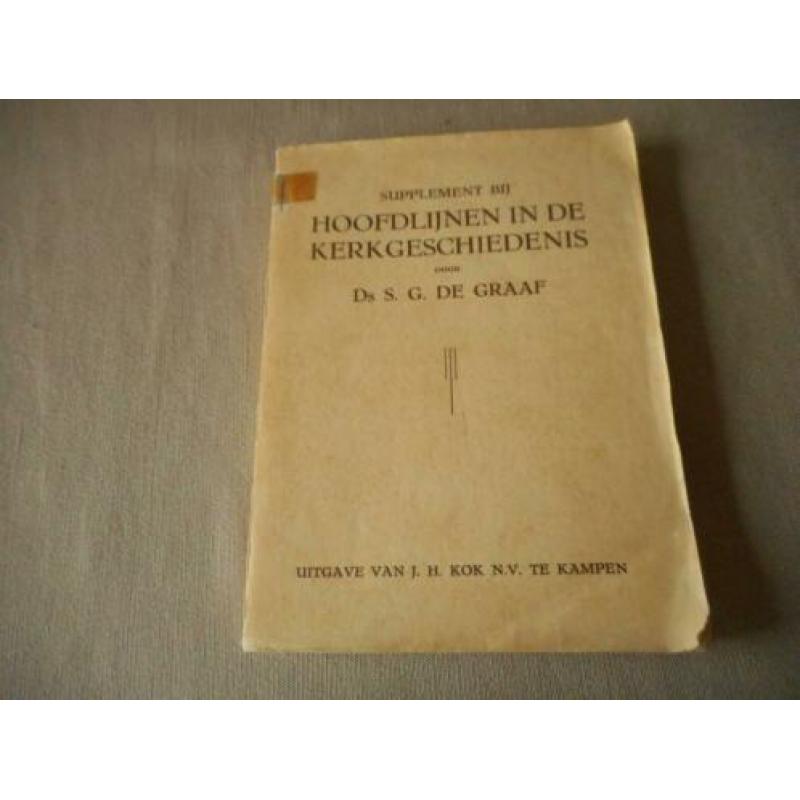 Supplement bij Hoofdlijnen in de kerkgeschiedenis