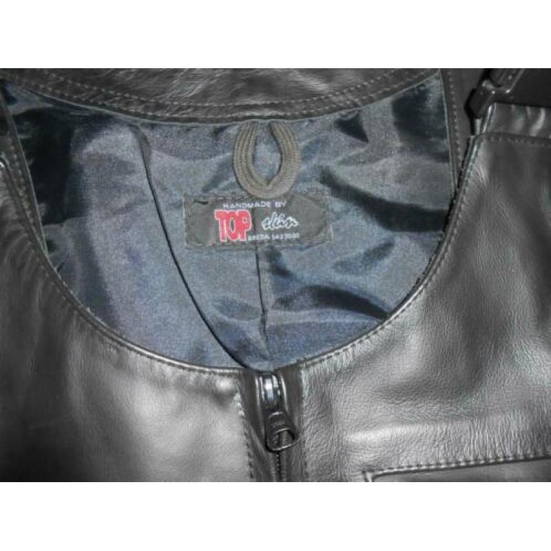 TOP SKINN leren politie motor broek overall