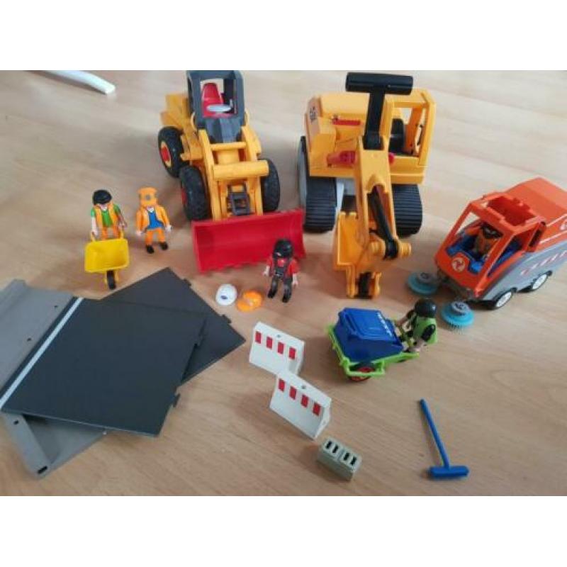 Playmobil wegwerkers
