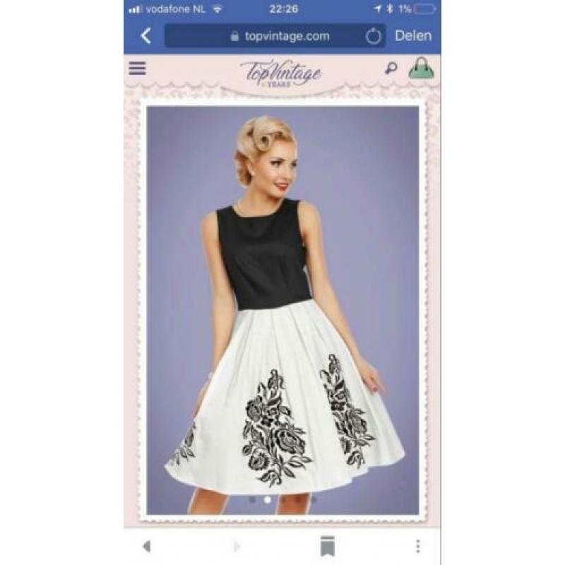 Dolly en dotty jurk nieuw met kaartjes maat M