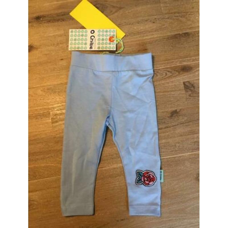 Nieuw setje O’Chillie jurkje rood met stip en legging 68