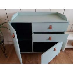 Retro commode groen