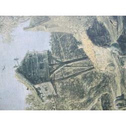 schilderstuk-op linnen-Y.Gooyen 1636-zie boot-afm. 70x50