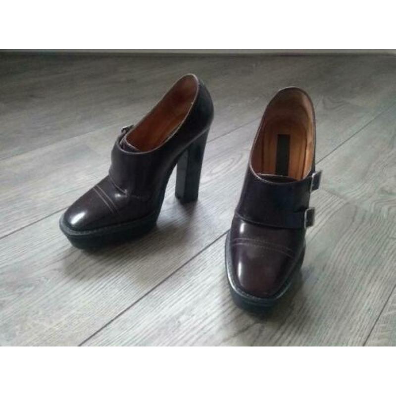 Burberry Prorsum plateau pumps Bordeaux rood maat 36