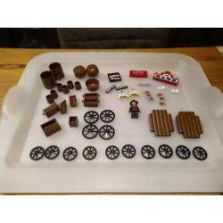 Lego Legoredo Fort en western onderdelen bank en store