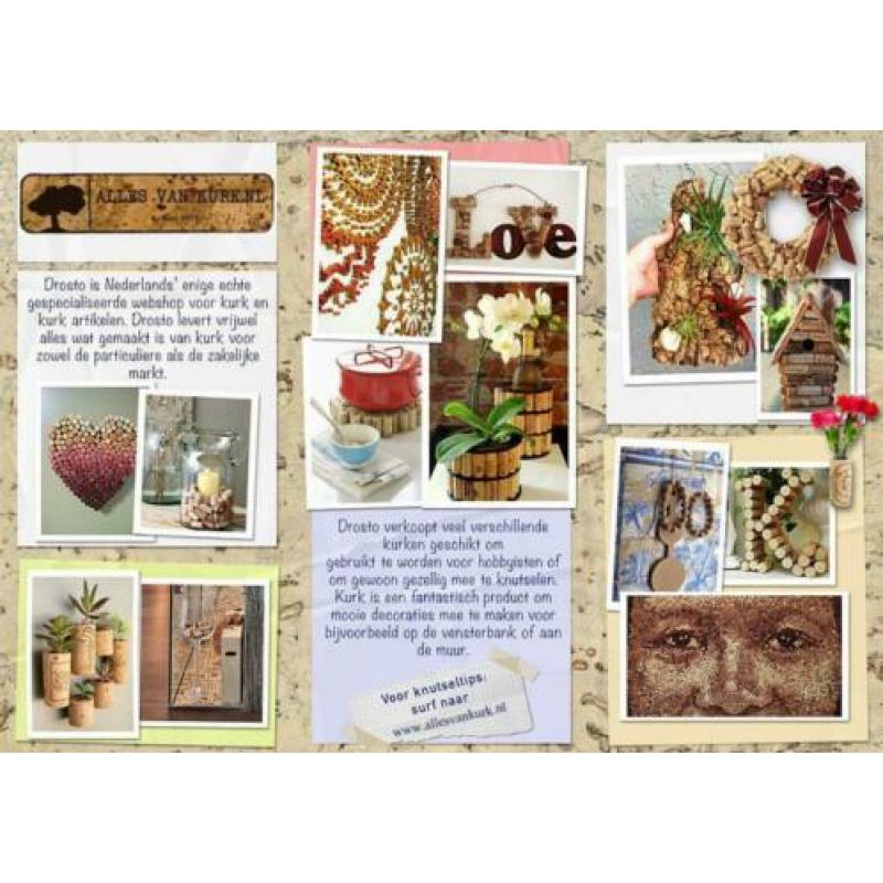 Kurk bondels voor diverse decoratieve doeleinden